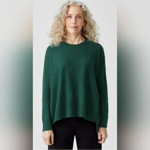 Eileen Fisher Lofty Cashmere Crew Neck Sweater Size L/XL